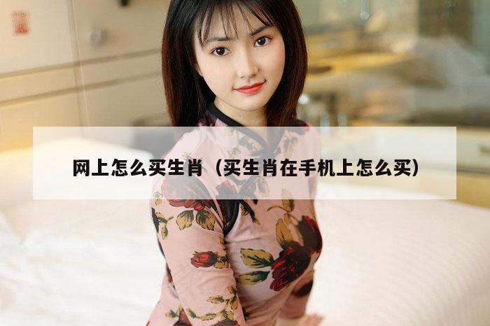 网上怎么买生肖（买生肖在手机上怎么买）